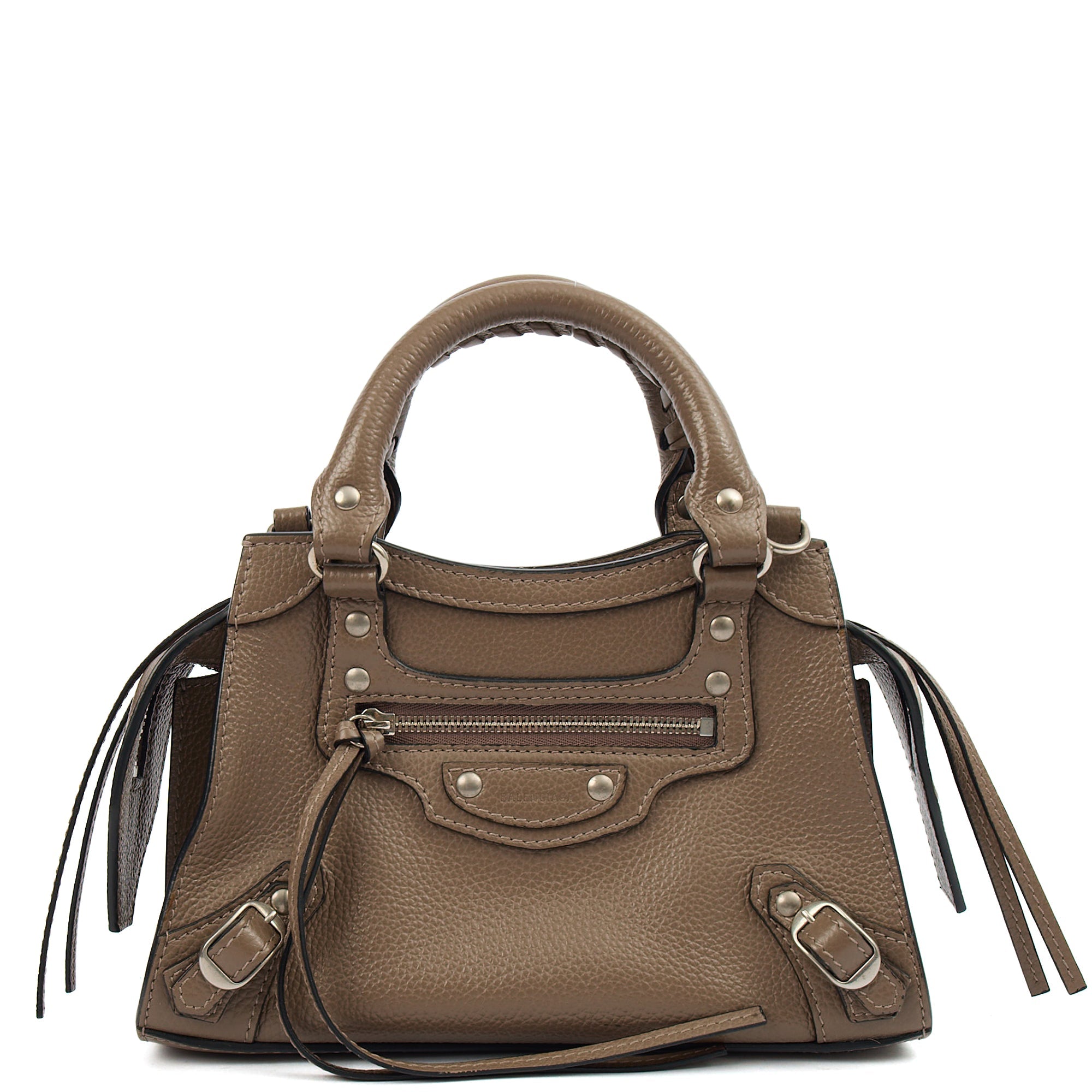 Balenciaga Mini Bag Neo Classic Mini in Brown, Veau (Calfskin)