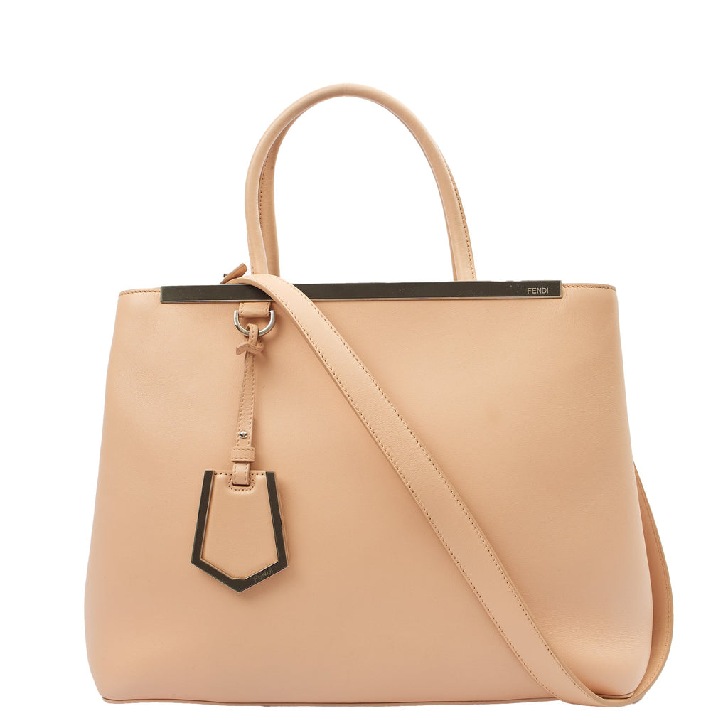 Fendi Tote 2Jour - Large  in Pink, Leather