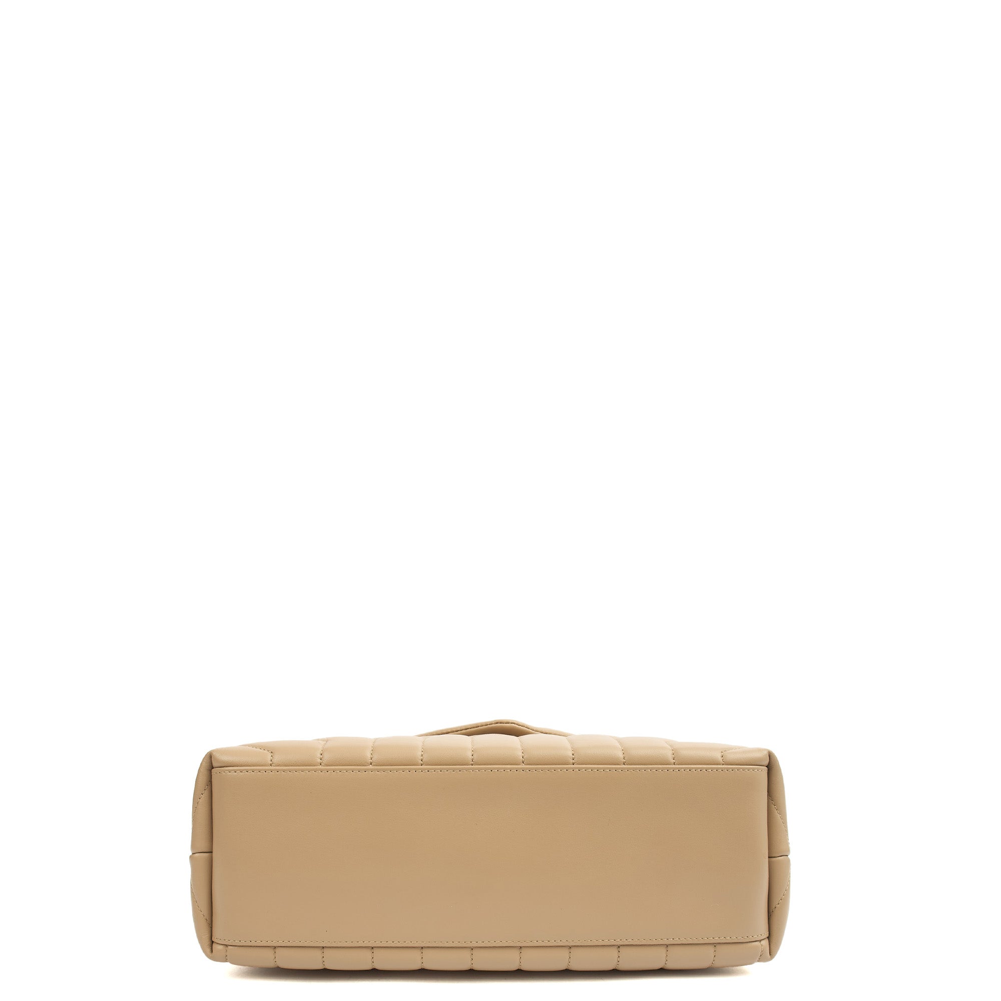 Saint Laurent Shoulder Bag Lou Lou - Medium in Cream, Calfskin Leather