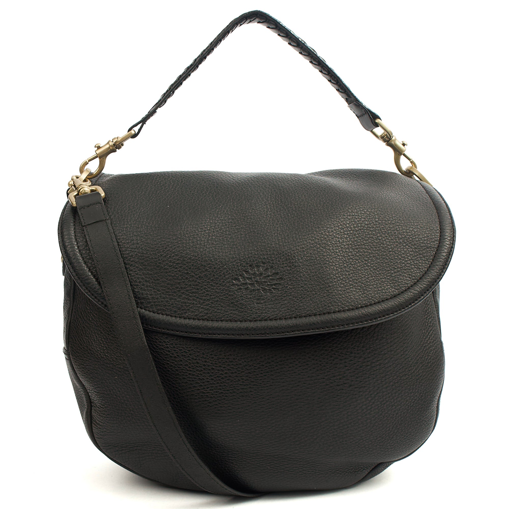 Mulberry Cross Body Effie Hobo in Black, Calfskin Leather