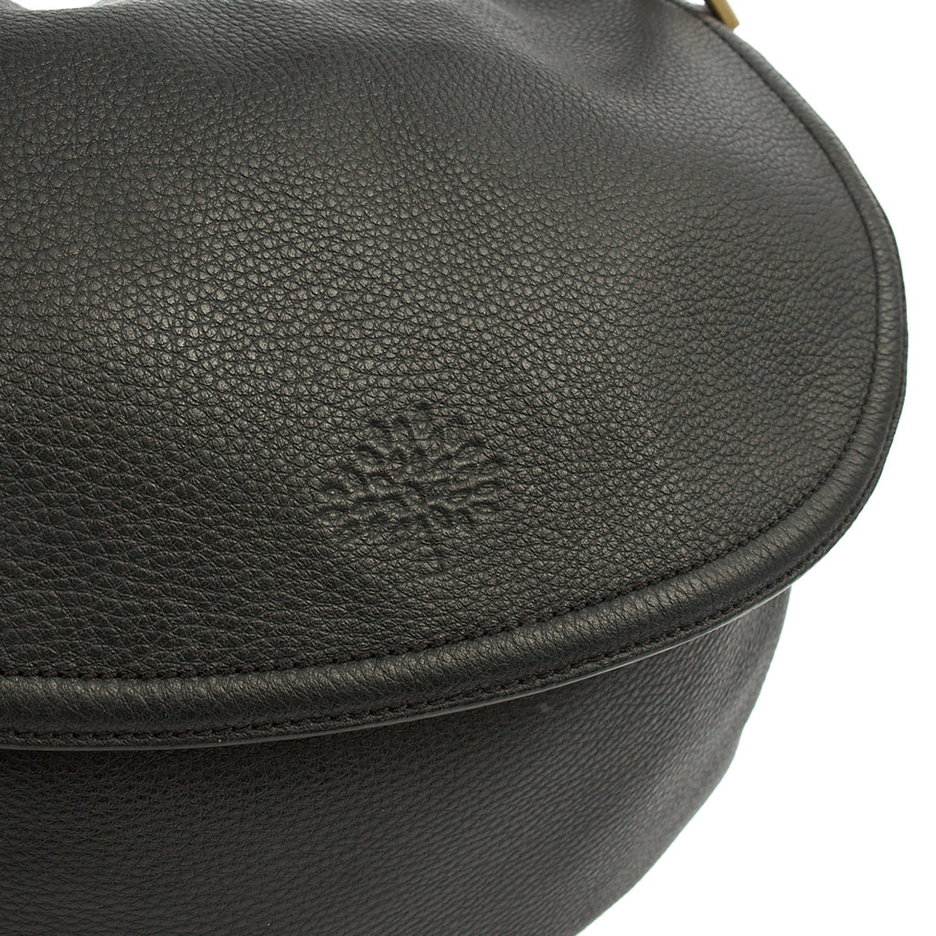 Mulberry Cross Body Effie Hobo in Black, Calfskin Leather