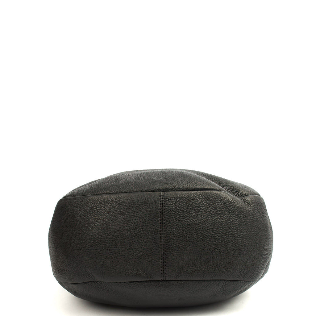 Mulberry Cross Body Effie Hobo in Black, Calfskin Leather