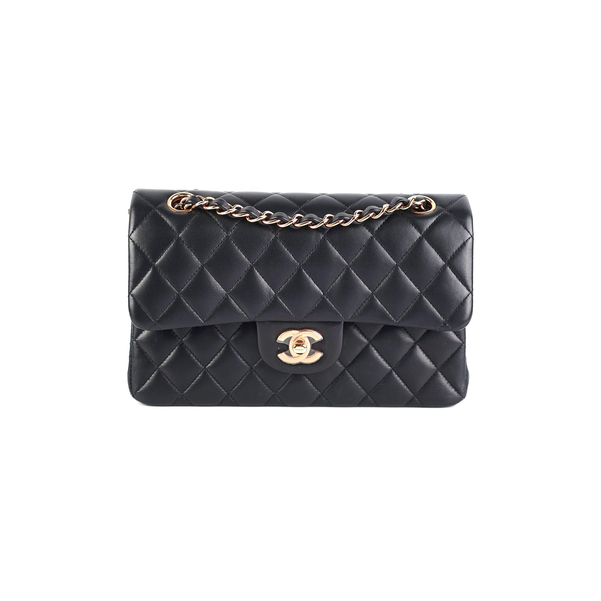 Chanel Classic Flap Small Rose Gold - Microchipped
