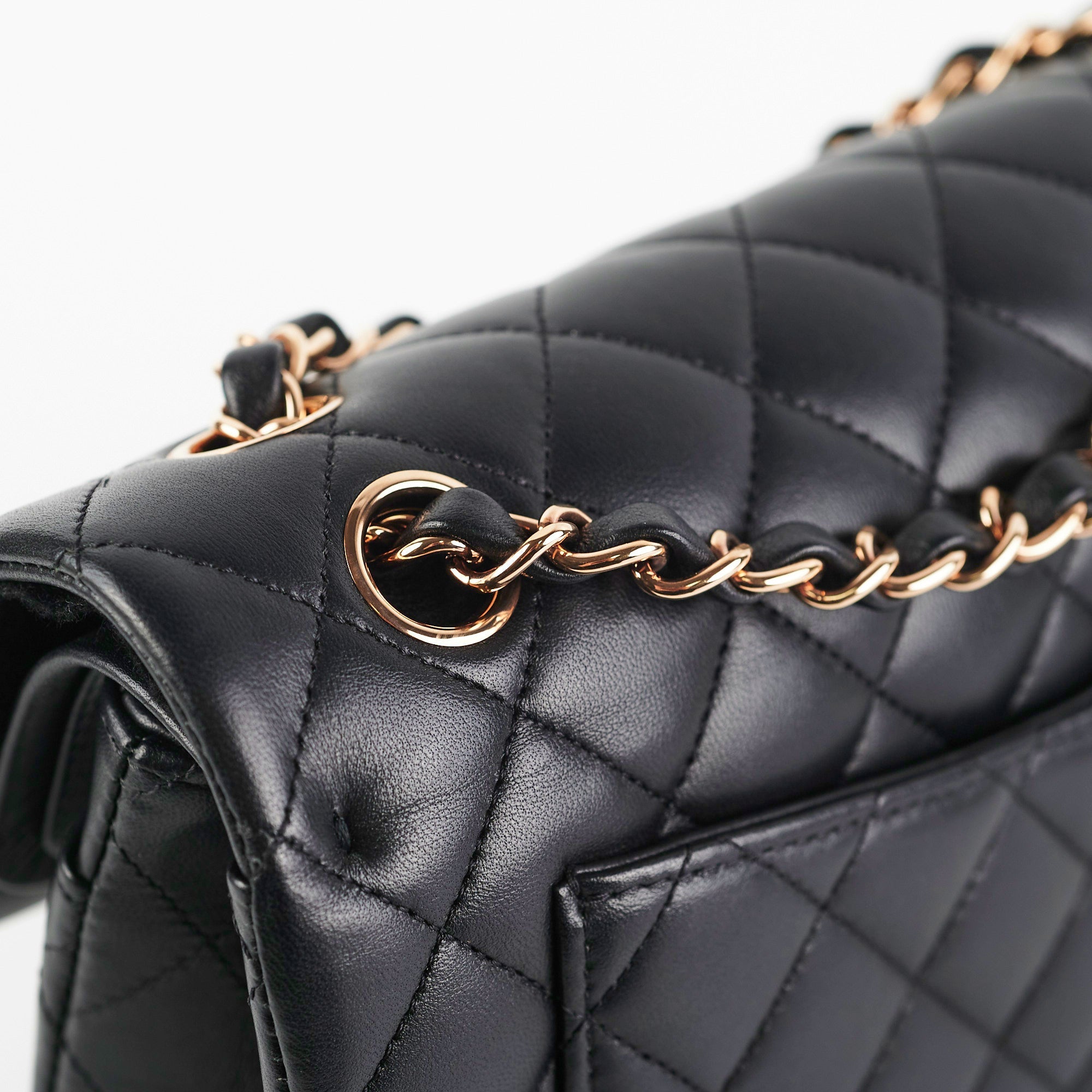 Chanel Classic Flap Small Rose Gold - Microchipped