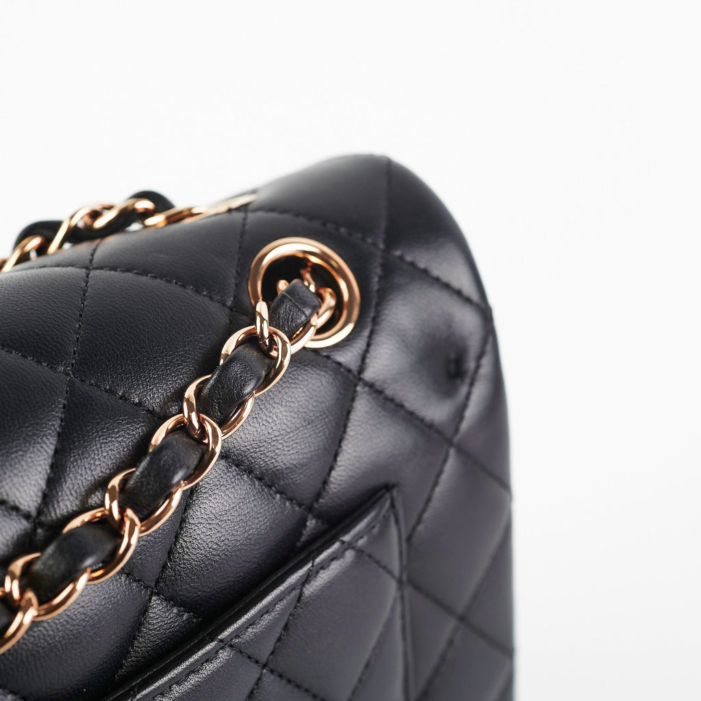 Chanel Classic Flap Small Rose Gold - Microchipped
