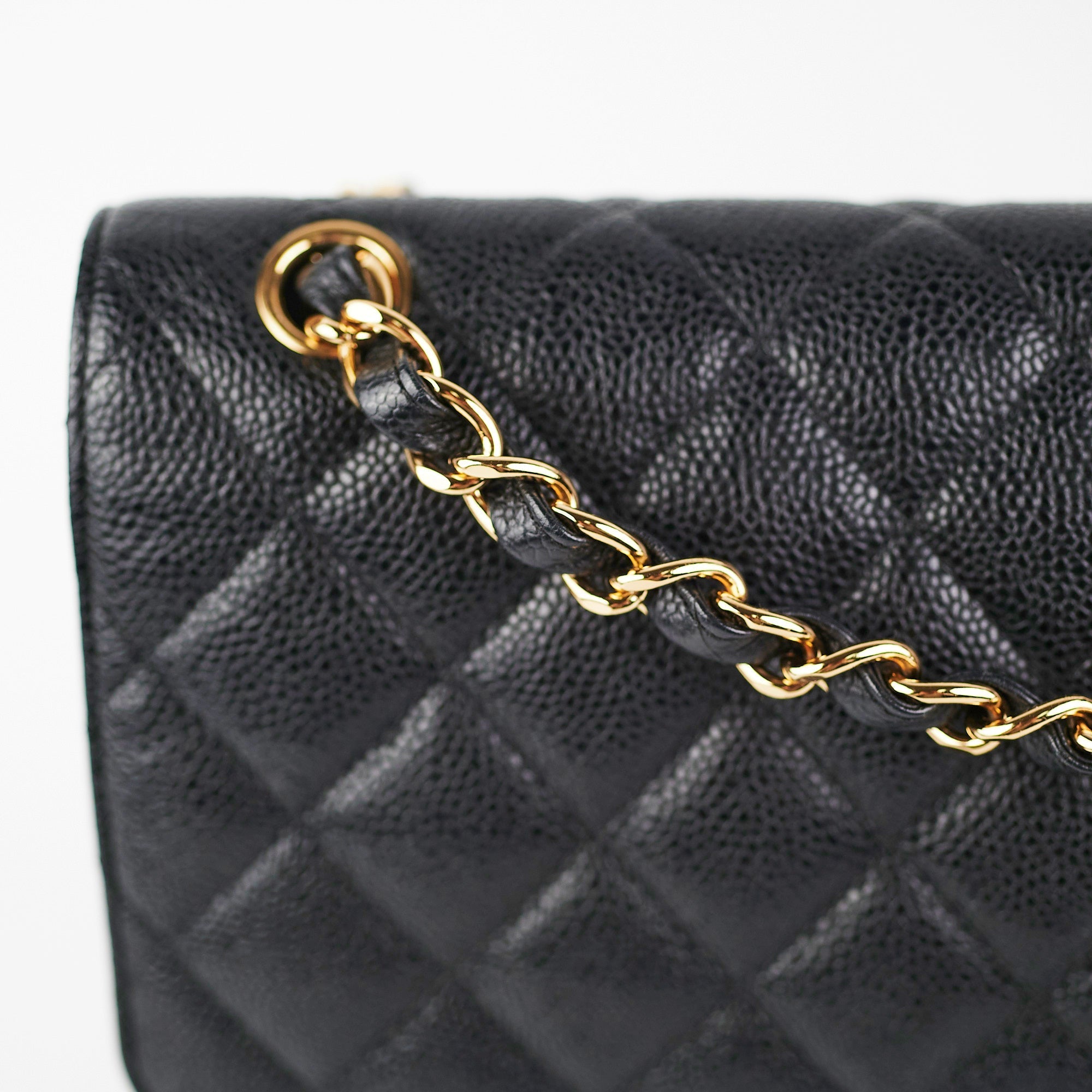Chanel Classic Flap Jumbo Caviar Black Shoulder Bag