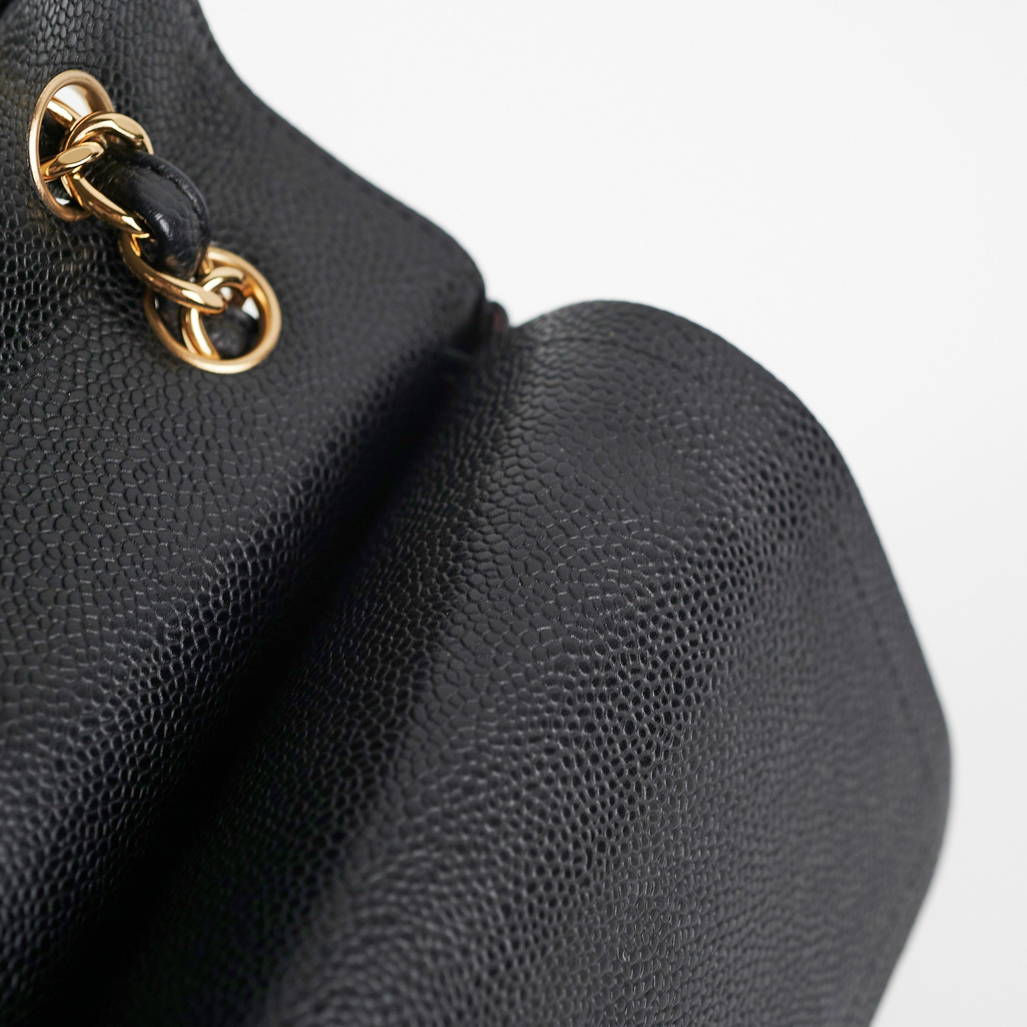 Chanel Classic Flap Jumbo Caviar Black Shoulder Bag