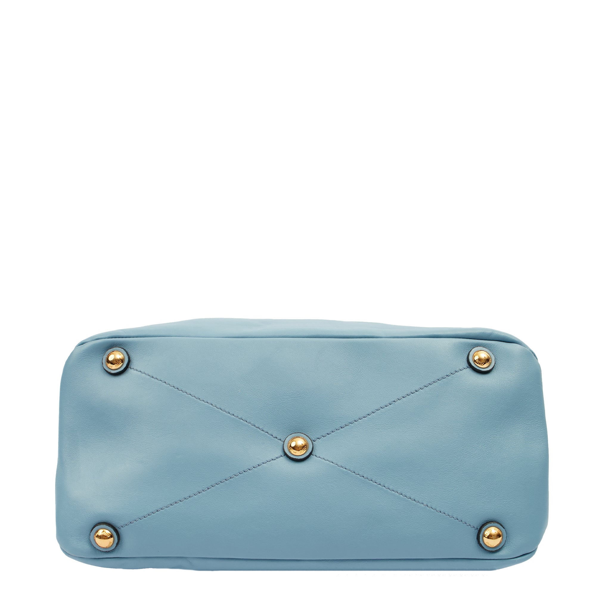 Miu Miu Shoulder Bag Shoulder Bag in Blue, Leather