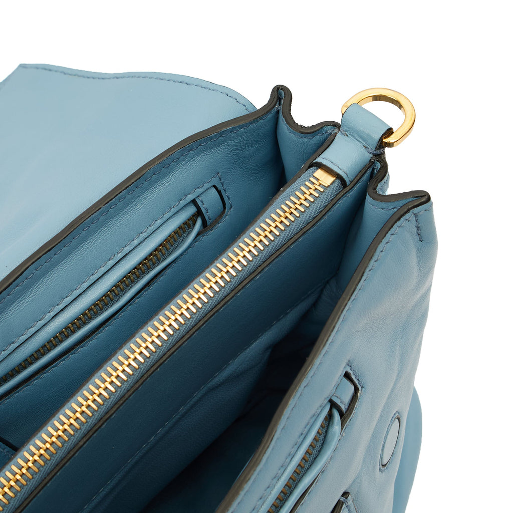Miu Miu Shoulder Bag Shoulder Bag in Blue, Leather