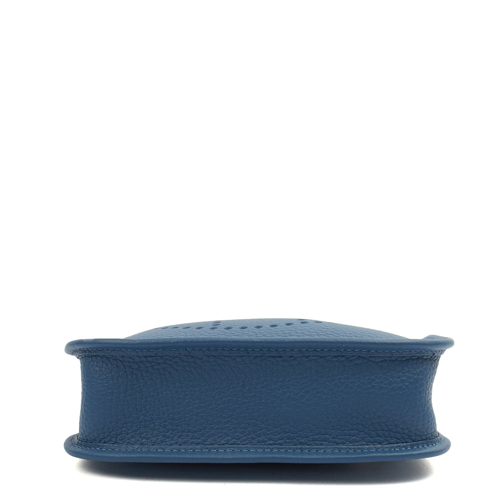 Hermes Cross Body Evelyne 16 in Bleu Jean, Clemence Leather