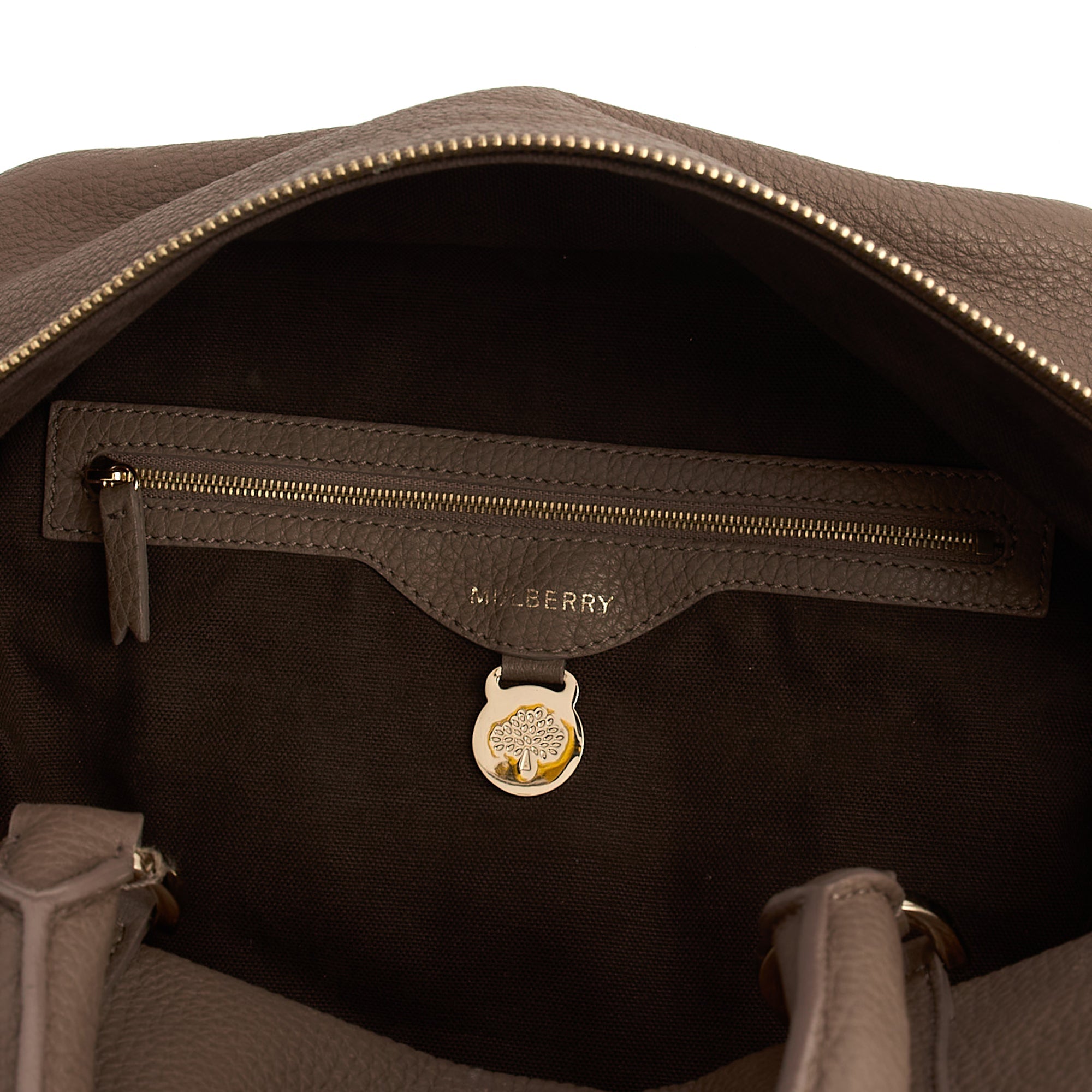 Mulberry Shoulder Bag Pembridge in Grey, Leather