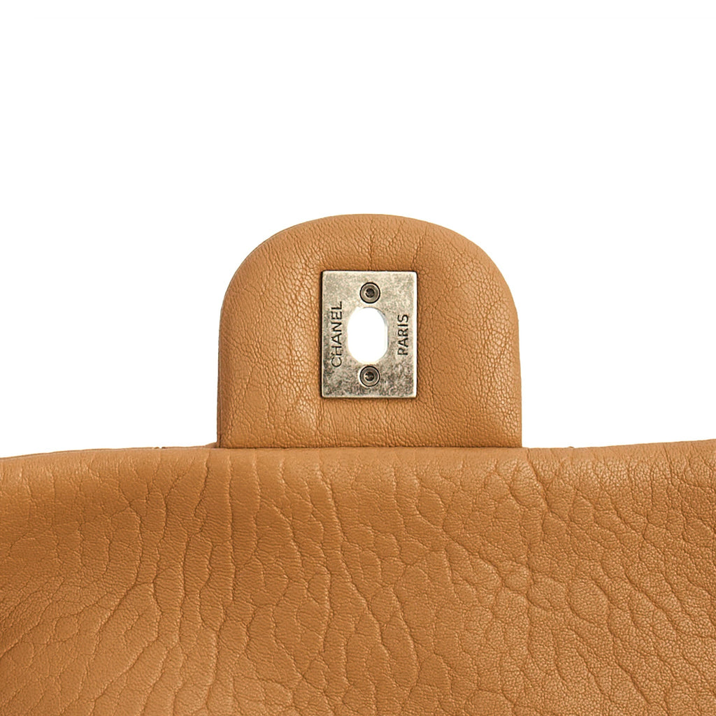 Chanel Shoulder Bag Flap Bag in Brown, Calfskin Leather