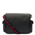 Gucci Cross Body Baby Carrier in GG Supreme, Exotic Effect Leather