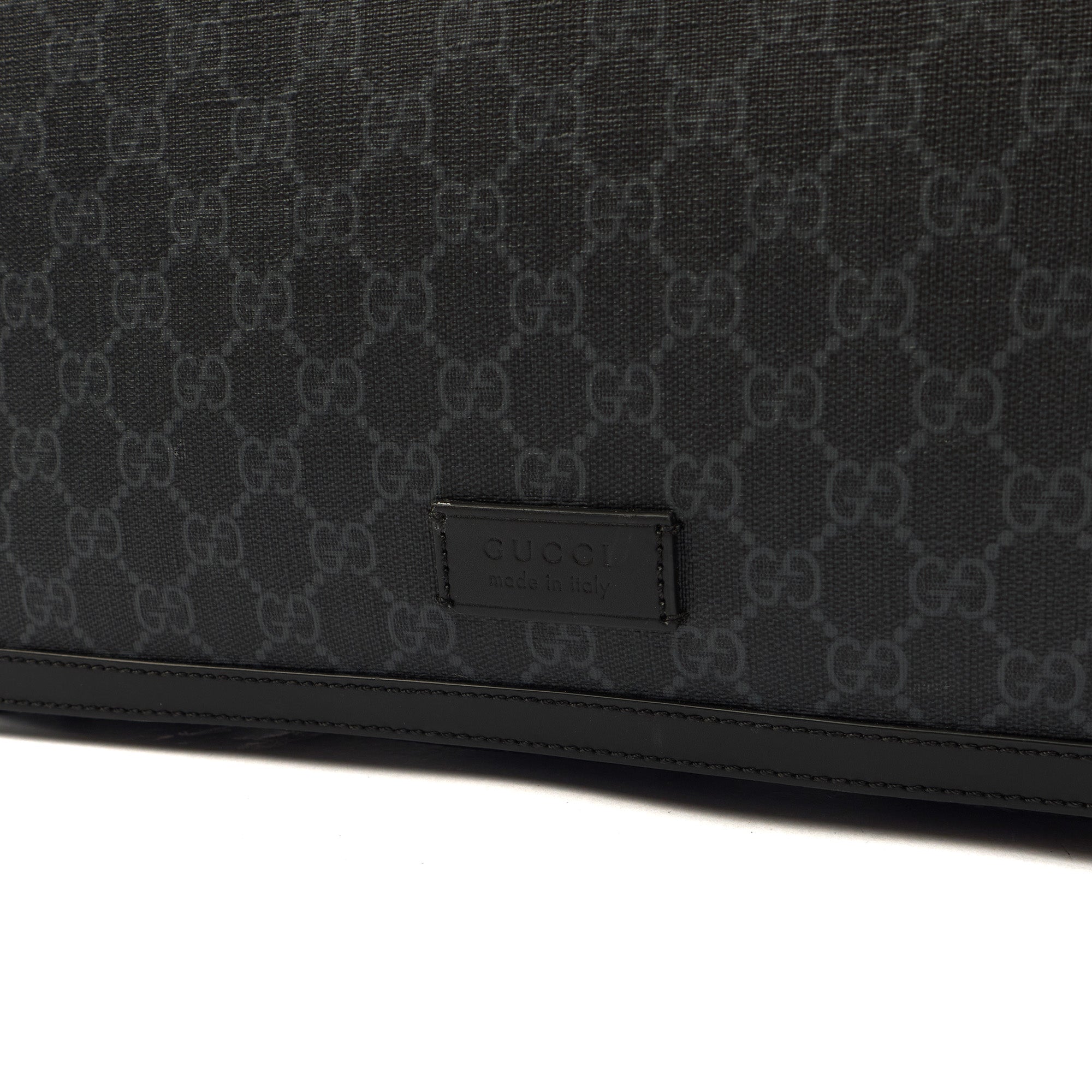 Gucci Cross Body Baby Carrier in GG Supreme, Exotic Effect Leather