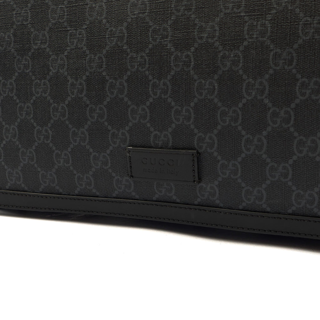 Gucci Cross Body Baby Carrier in GG Supreme, Exotic Effect Leather
