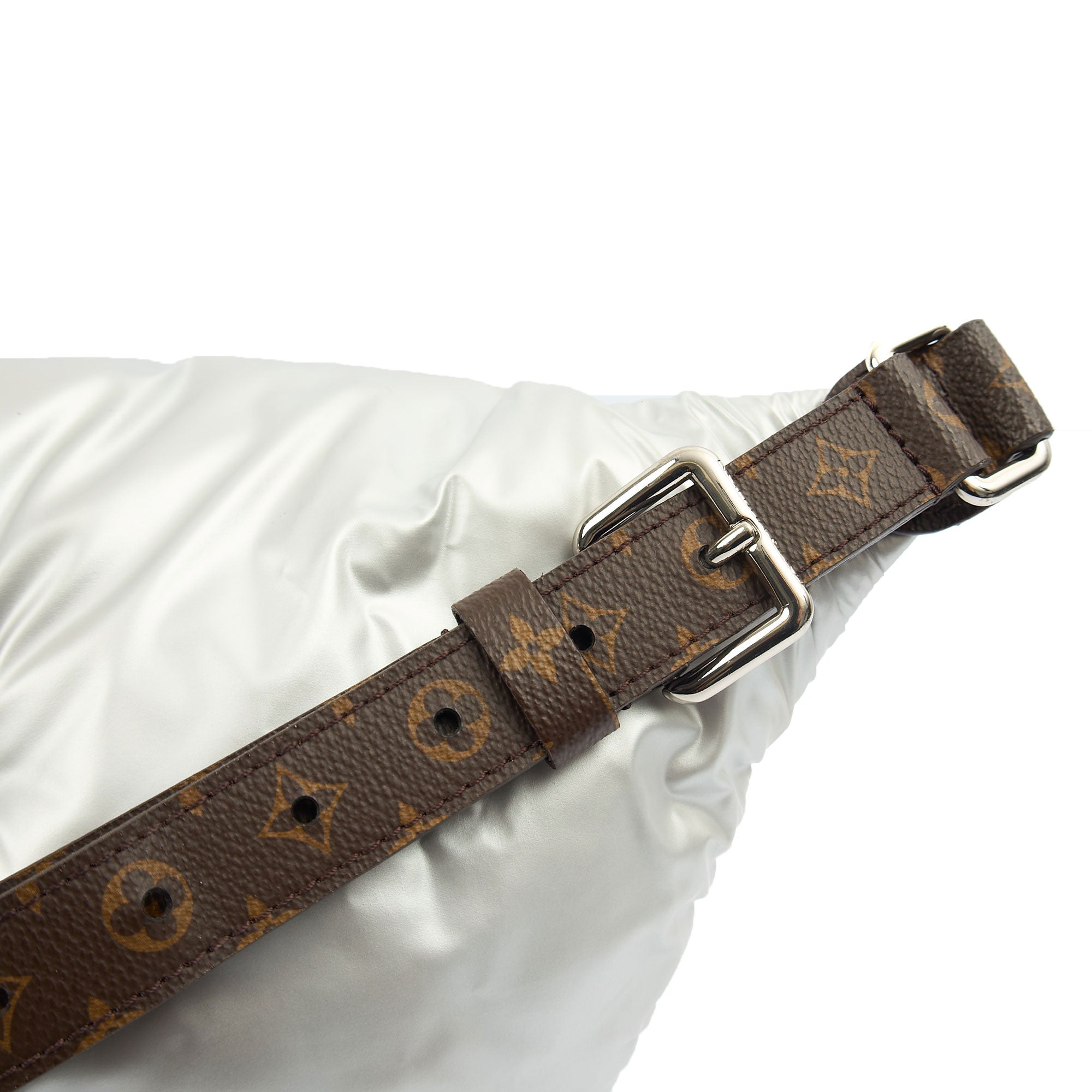 Louis Vuitton Cross Body Bumbag in Metallic, Fabric