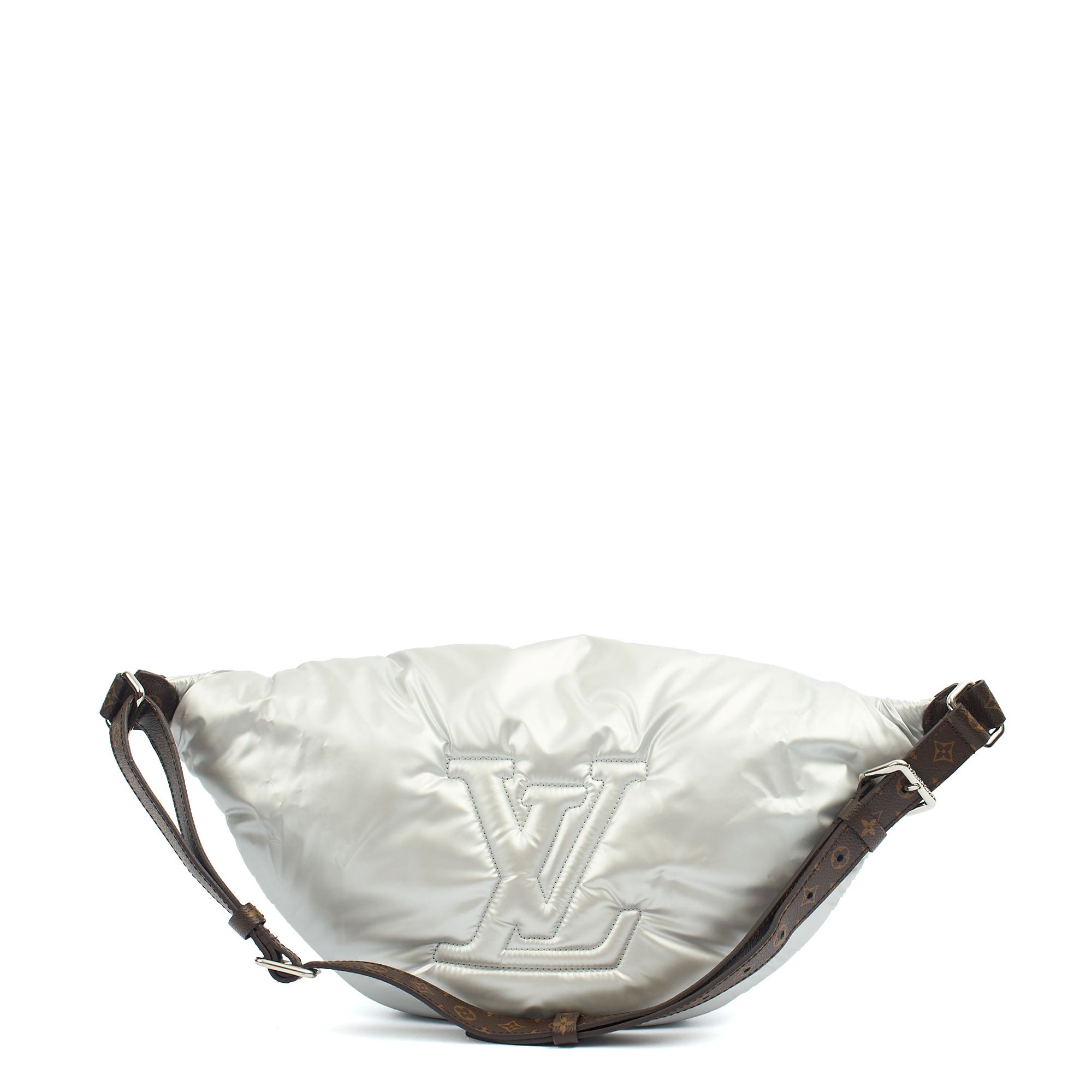 Louis Vuitton Cross Body Bumbag in Metallic, Fabric