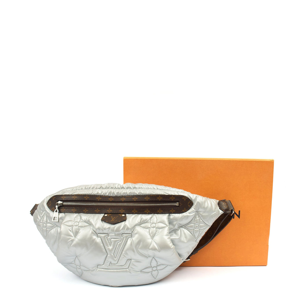 Louis Vuitton Cross Body Bumbag in Metallic, Fabric