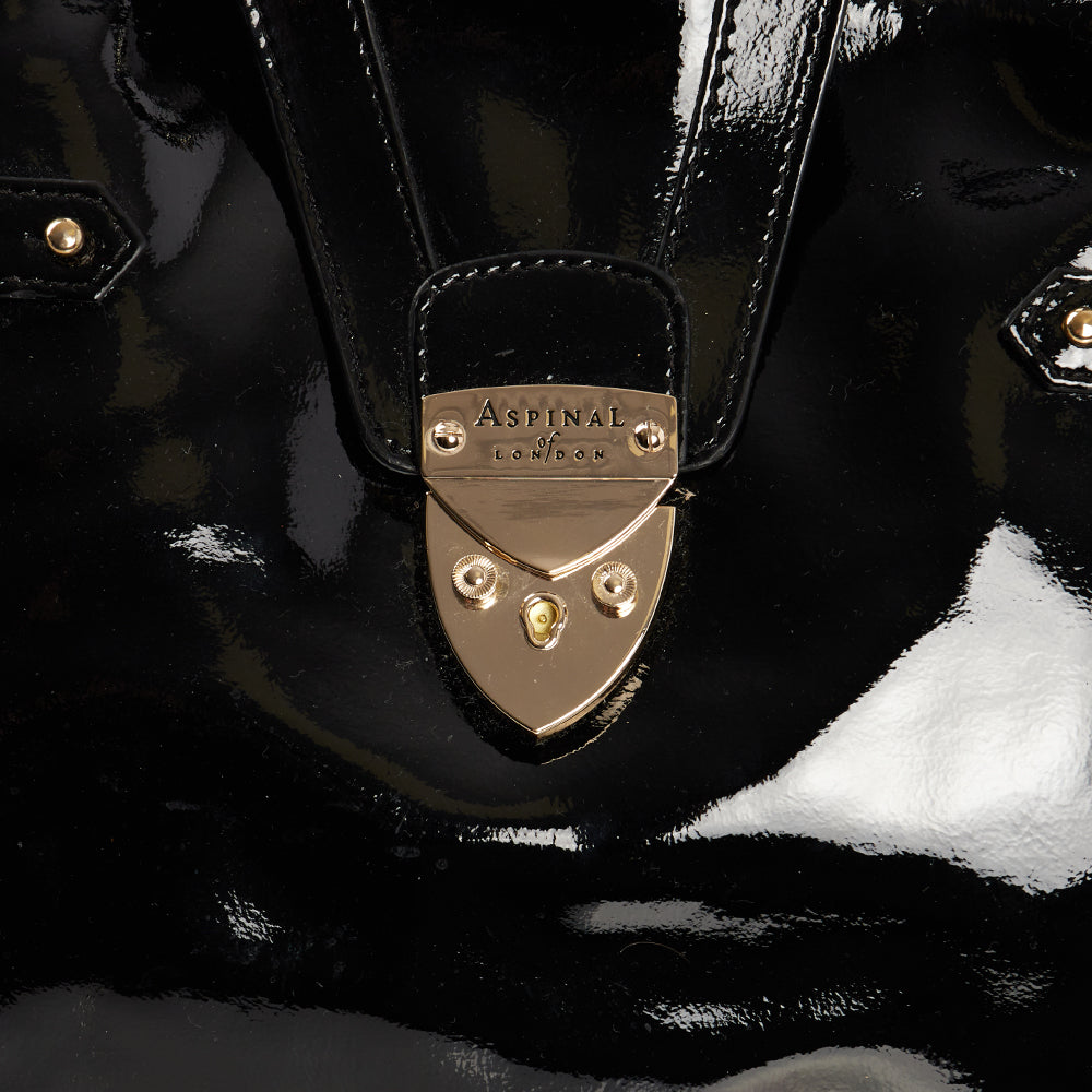 Aspinal of London Tote Berkeley in Black, Leather