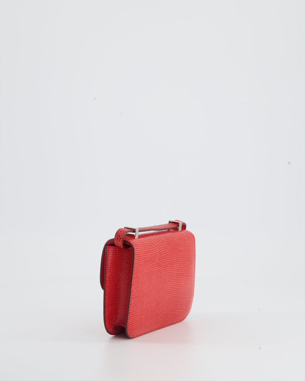 *RARE* Hermès Constance II Micro Bag in Rouge Lizard with Palladium Hardware