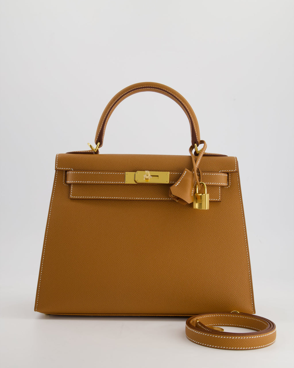 *HOLY GRAIL* Hermès Kelly 28 Sellier  Bag in Gold Epsom Leather with Gold Hardware