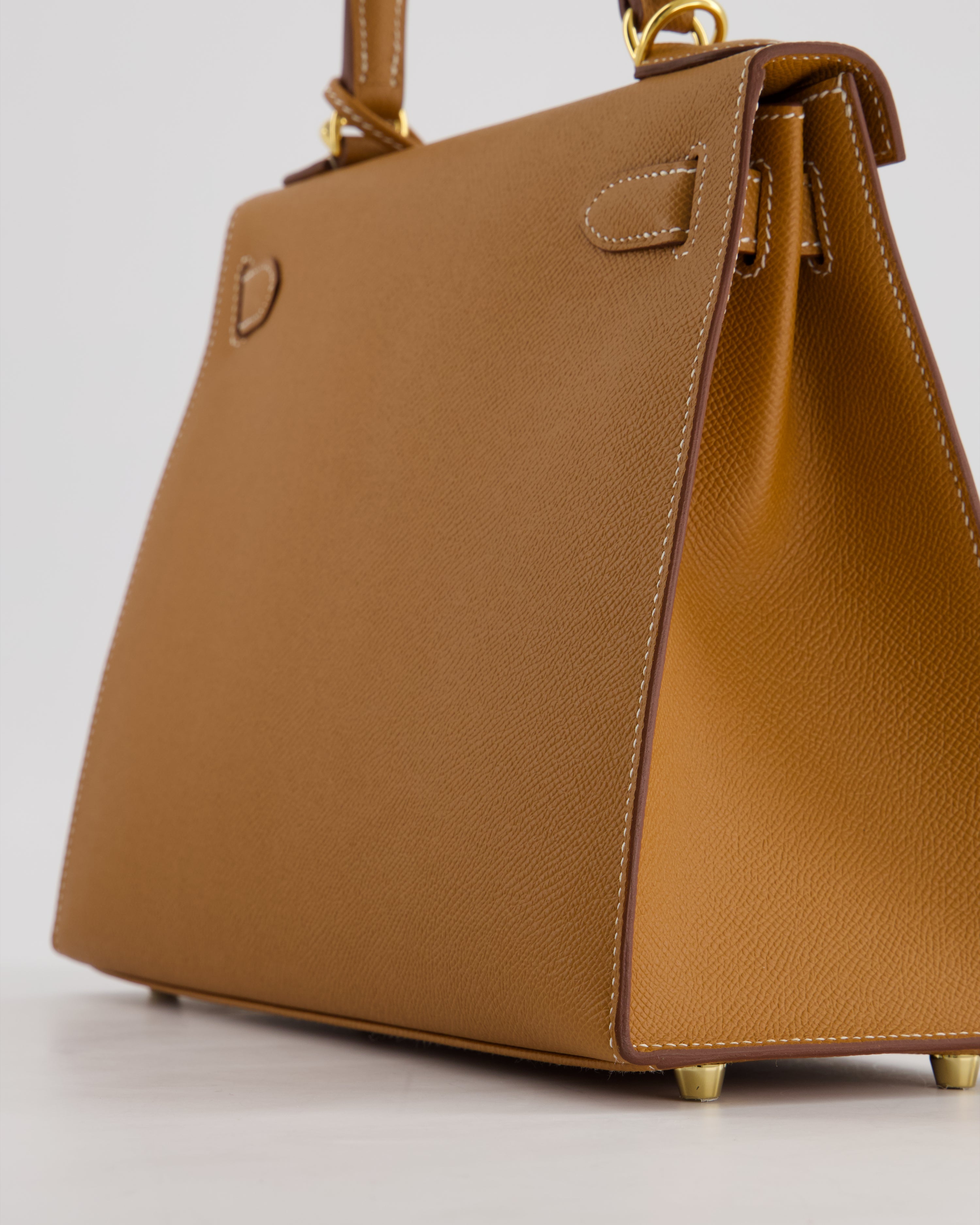 *HOLY GRAIL* Hermès Kelly 28 Sellier  Bag in Gold Epsom Leather with Gold Hardware