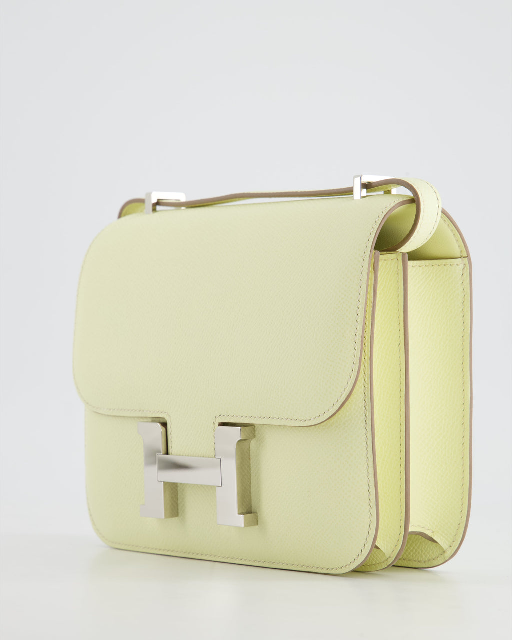 *NEW COLOUR* Hermès Constance III 18 Miroir Bag in Jaune Milton Epsom Leather with Palladium Hardware
