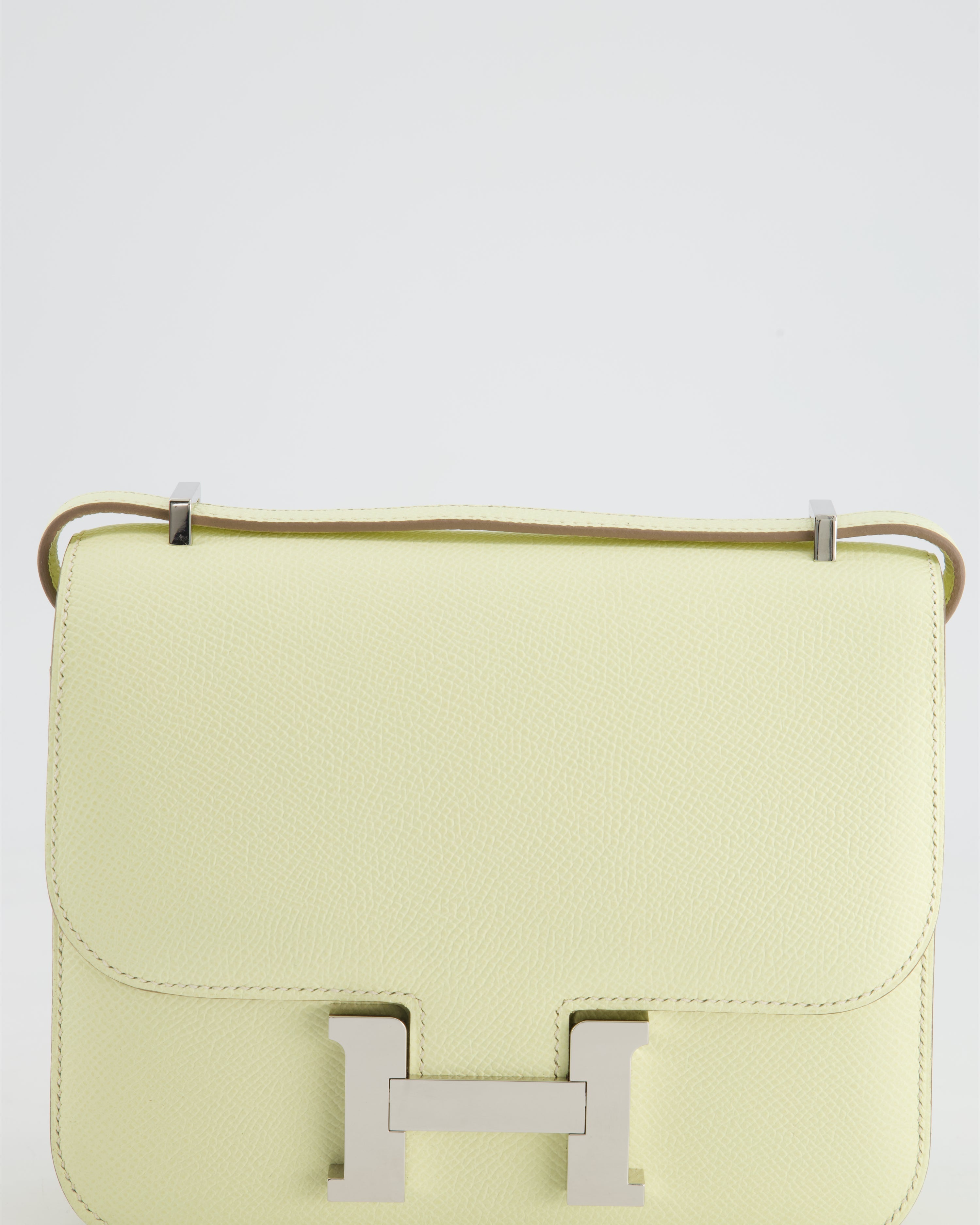 *NEW COLOUR* Hermès Constance III 18 Miroir Bag in Jaune Milton Epsom Leather with Palladium Hardware