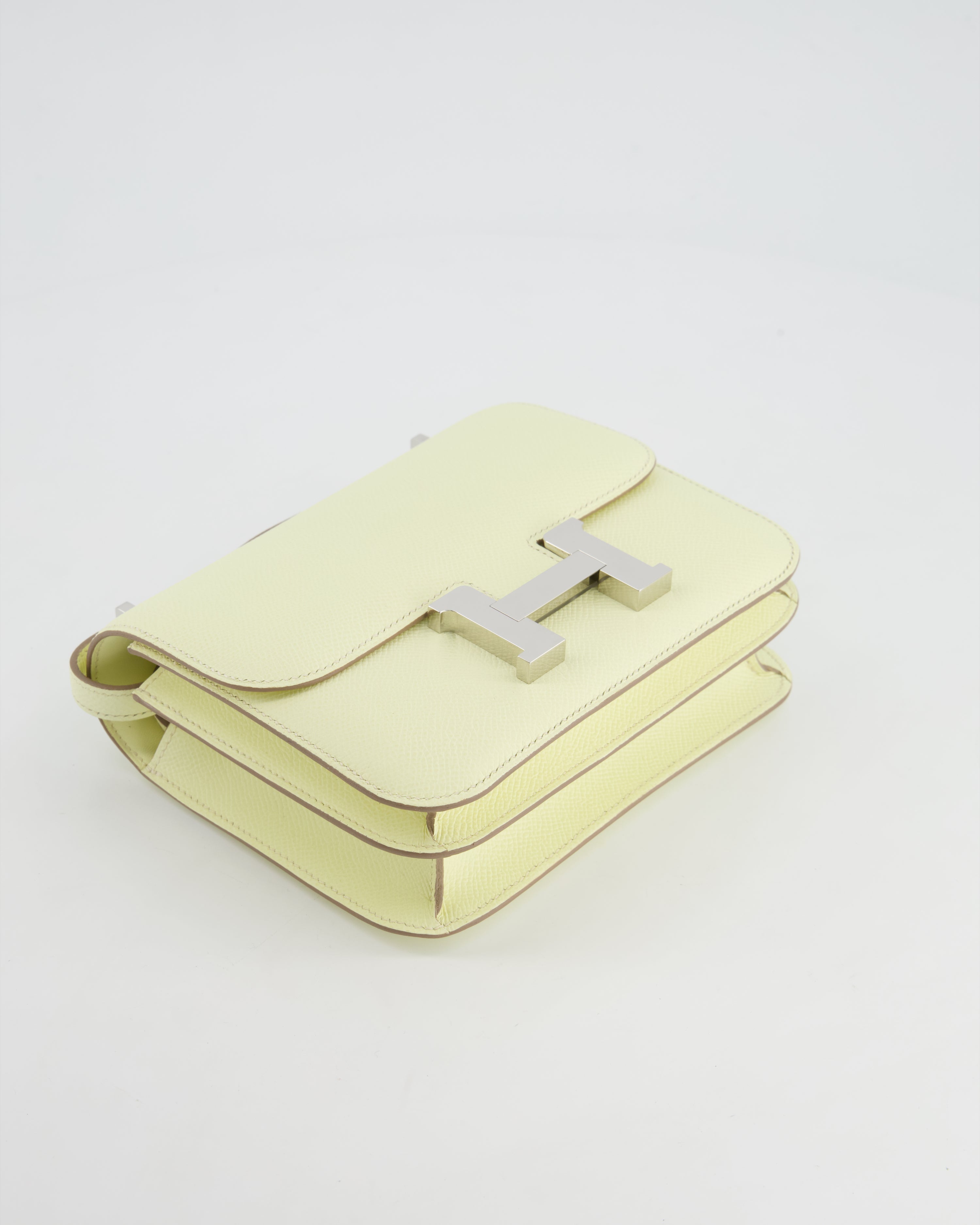 *NEW COLOUR* Hermès Constance III 18 Miroir Bag in Jaune Milton Epsom Leather with Palladium Hardware