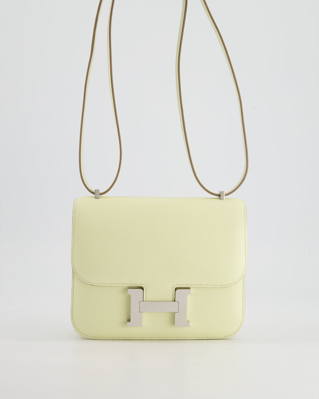 *NEW COLOUR* Hermès Constance III 18 Miroir Bag in Jaune Milton Epsom Leather with Palladium Hardware