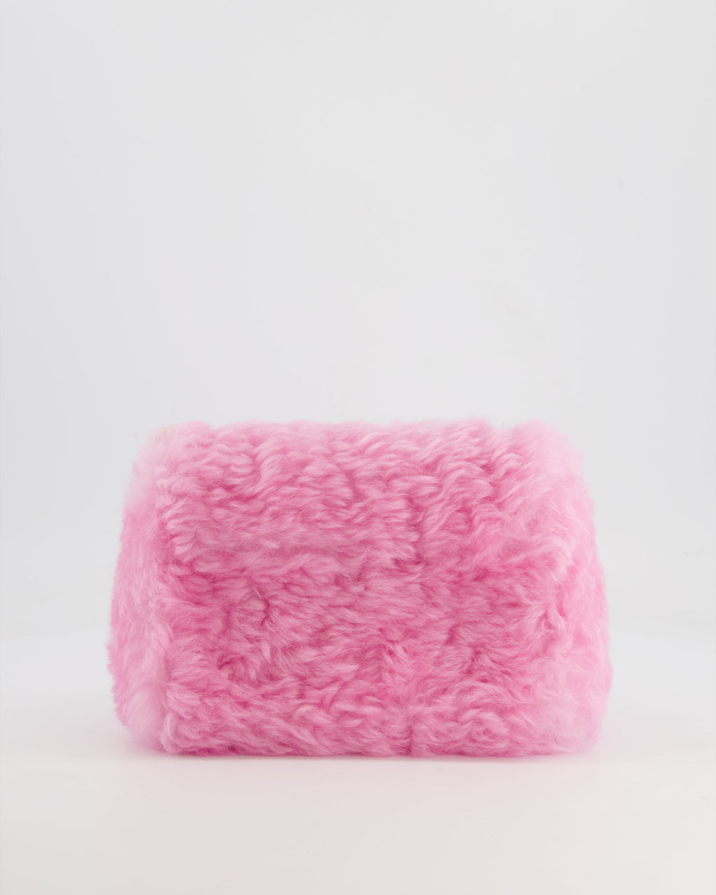 Louis Vuitton Candy Pink Shearling LV Twist PM Bag with Gold Hardware