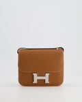 *HOT* Hermès Constance III 18 Miroir Bag in Gold Epsom Leather with Palladium Hardware