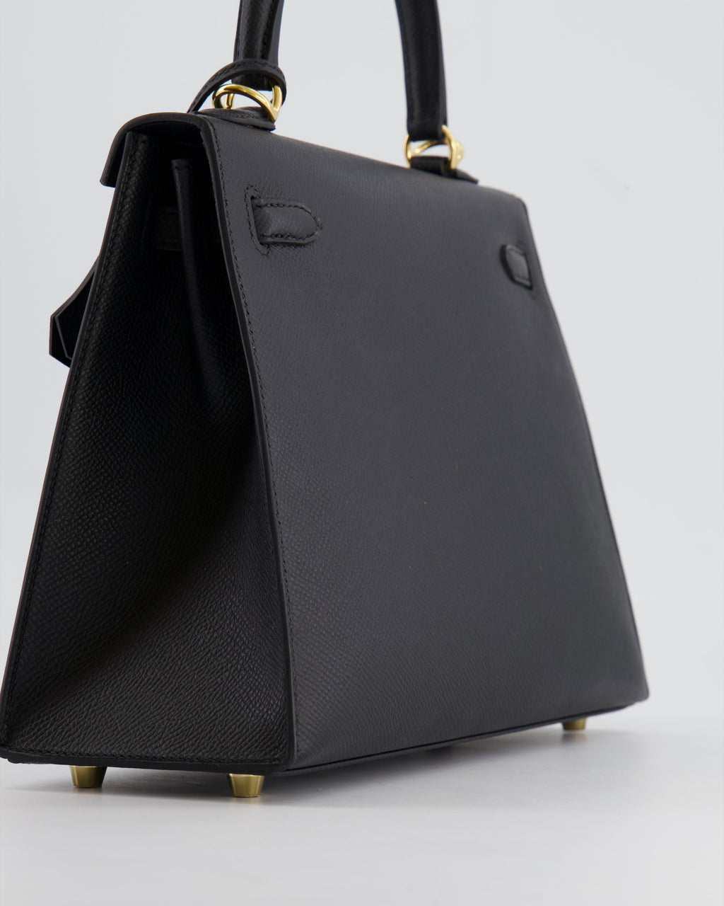 *HOLY GRAIL* Hermès Kelly 25 Sellier Bag in Noir Epsom Leather with Gold Hardware