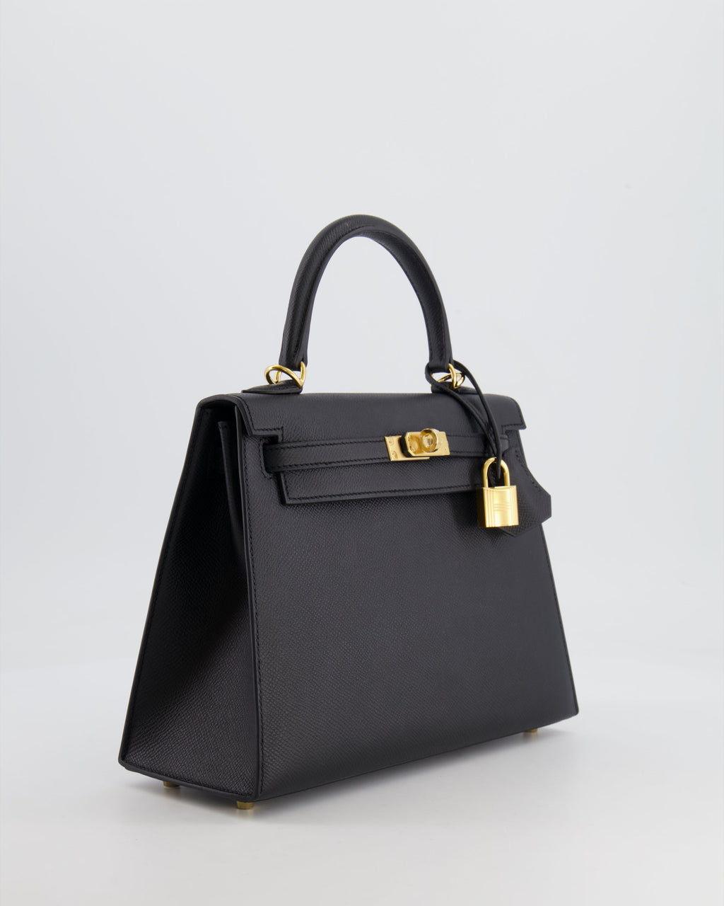 *HOLY GRAIL* Hermès Kelly 25 Sellier Bag in Noir Epsom Leather with Gold Hardware