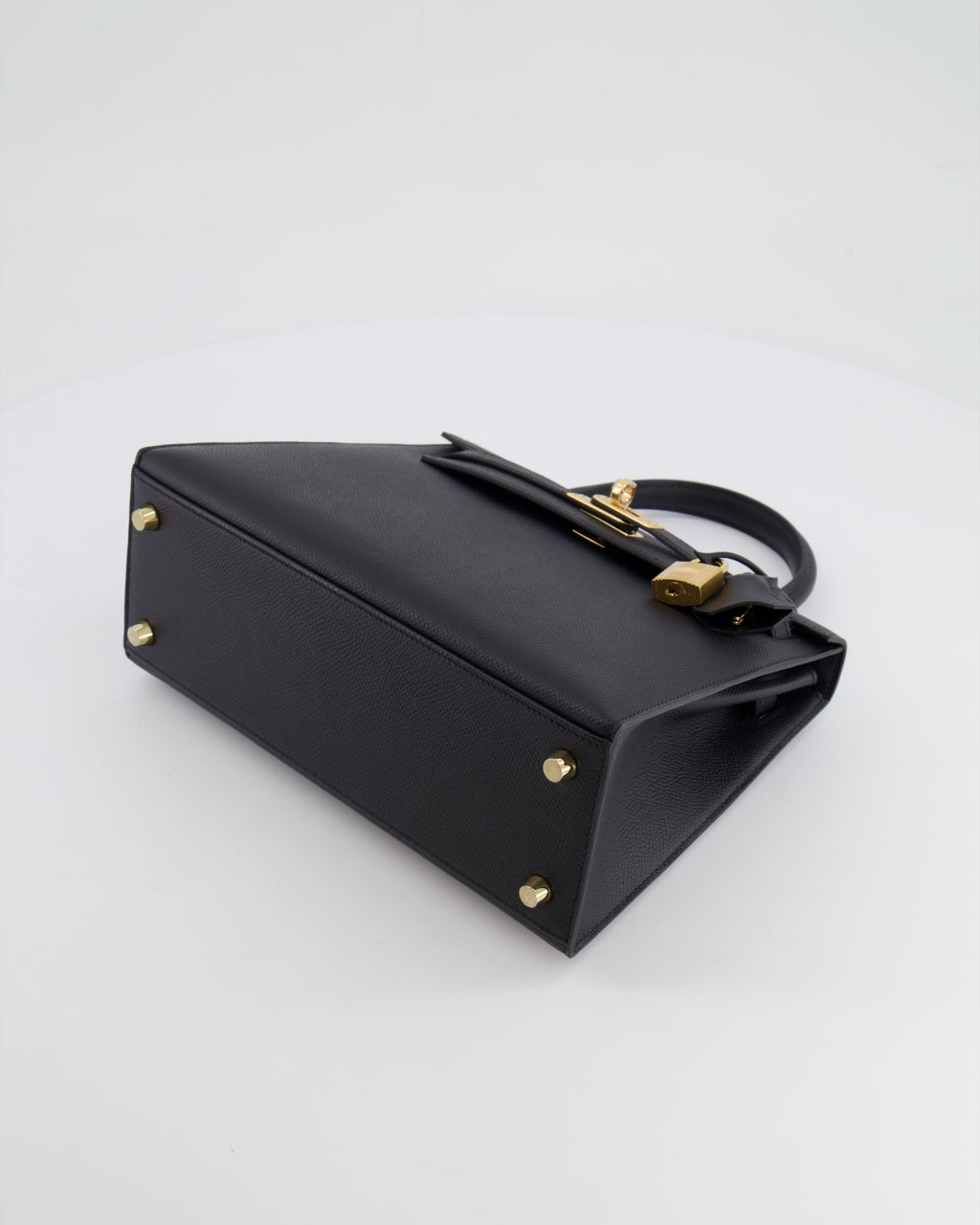 *HOLY GRAIL* Hermès Kelly 25 Sellier Bag in Noir Epsom Leather with Gold Hardware