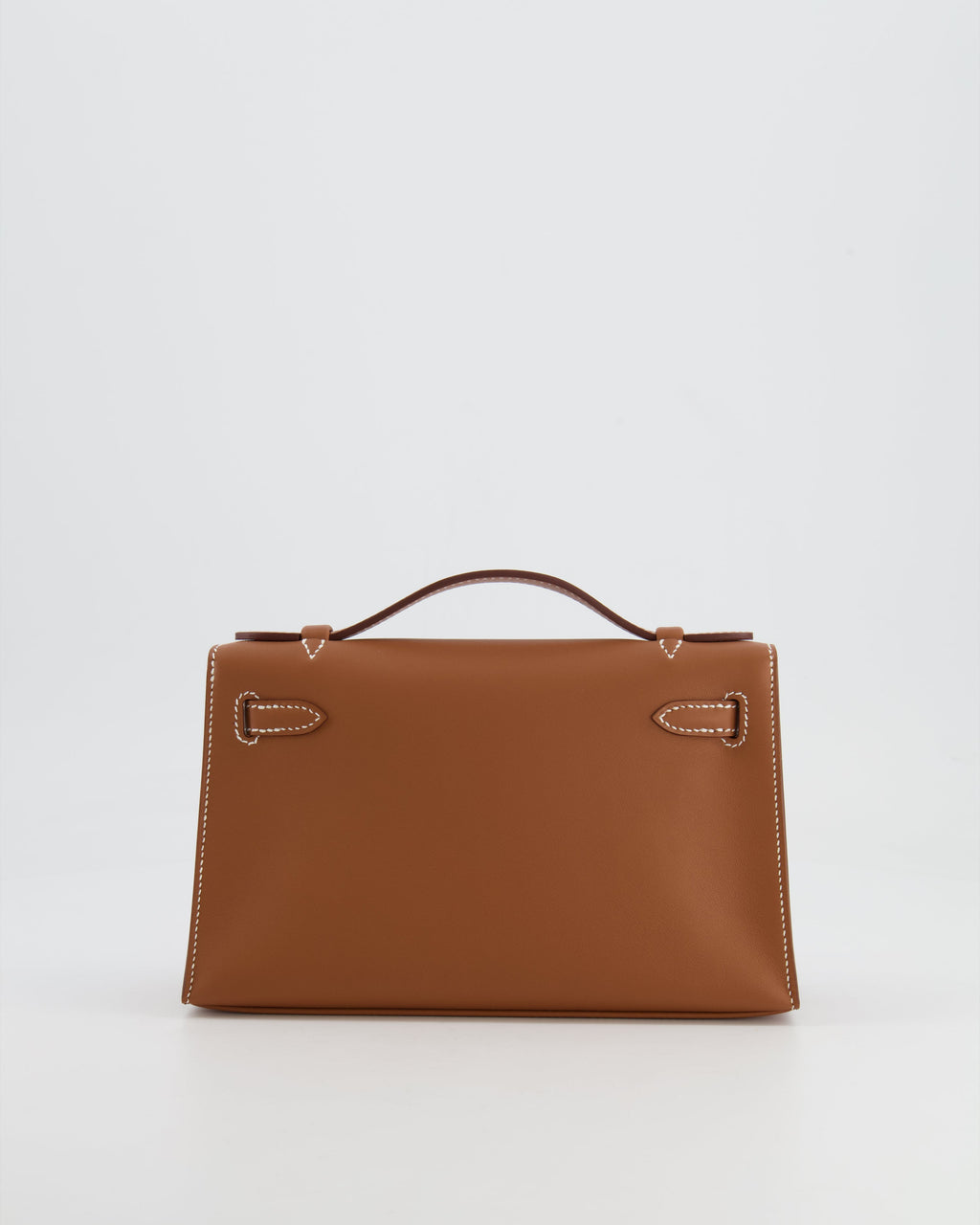 *RARE* Hermès Mini Kelly Pochette Bag in Gold Swift Leather with Gold Hardware
