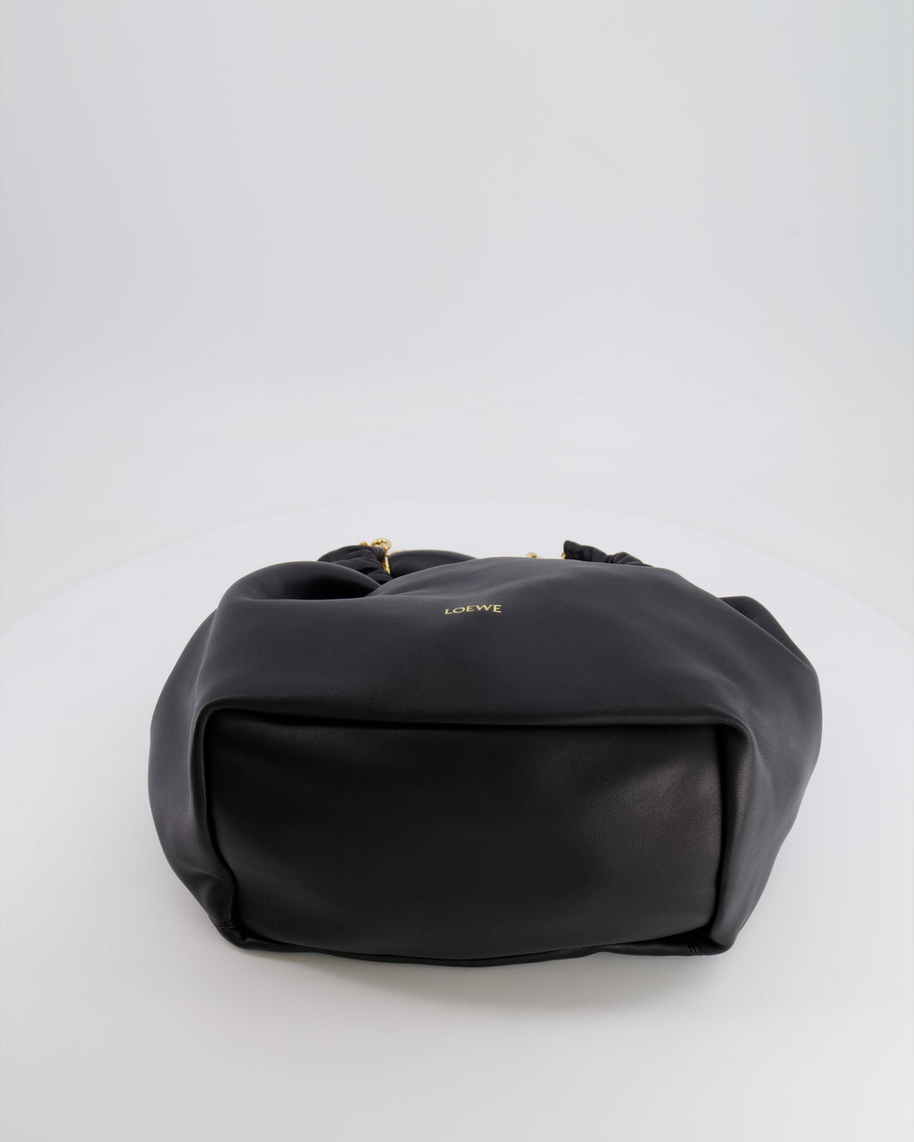 *HOT* Loewe Black Medium Squeeze Bag in Nappa Lambskin Leather and Gold Hardware RRP £3,650