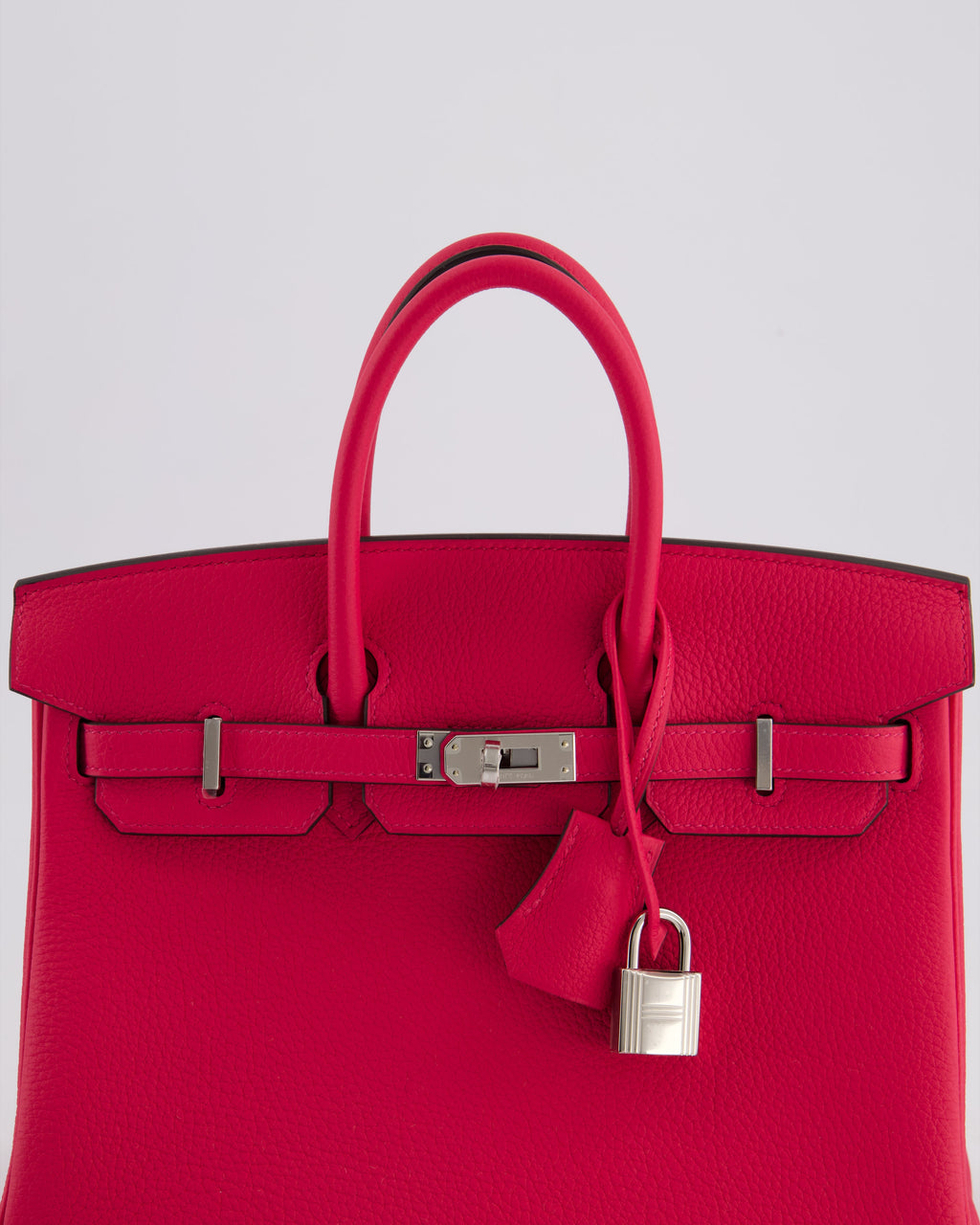 *RARE* Hermès Birkin 25 Retourne Bag in Rose Mexico Togo Leather with Palladium Hardware