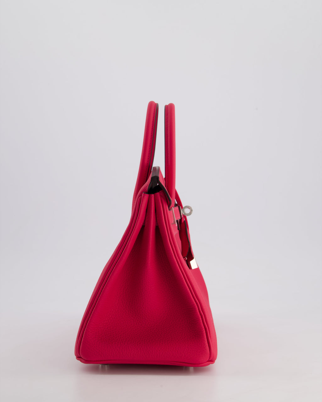 *RARE* Hermès Birkin 25 Retourne Bag in Rose Mexico Togo Leather with Palladium Hardware
