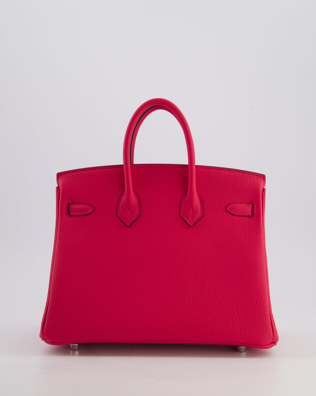 *RARE* Hermès Birkin 25 Retourne Bag in Rose Mexico Togo Leather with Palladium Hardware