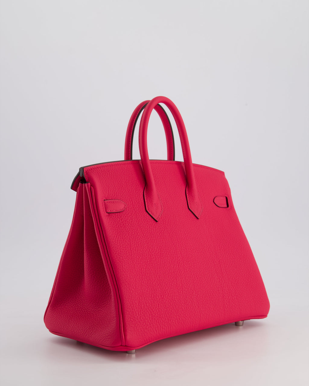 *RARE* Hermès Birkin 25 Retourne Bag in Rose Mexico Togo Leather with Palladium Hardware