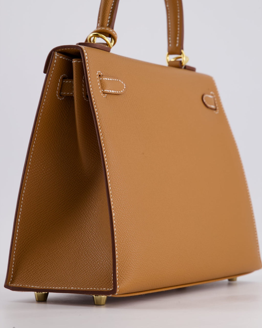 *HOLY GRAIL* Hermès Kelly 25 Sellier Bag in Gold Epsom Leather with Gold Hardware
