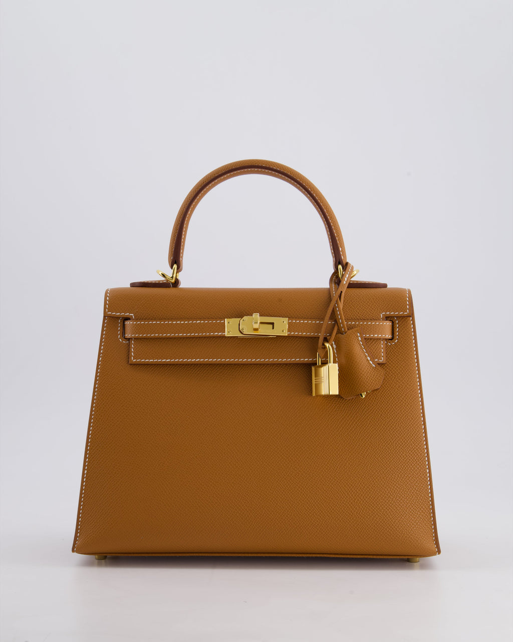 *HOLY GRAIL* Hermès Kelly 25 Sellier Bag in Gold Epsom Leather with Gold Hardware