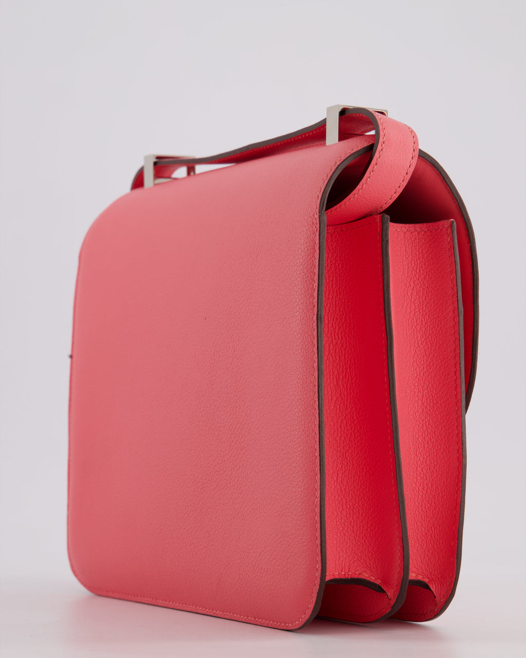 *HOT* Hermès Constance III 24 Bag in Rose Azalee Evercolour Leather with Palladium Hardware