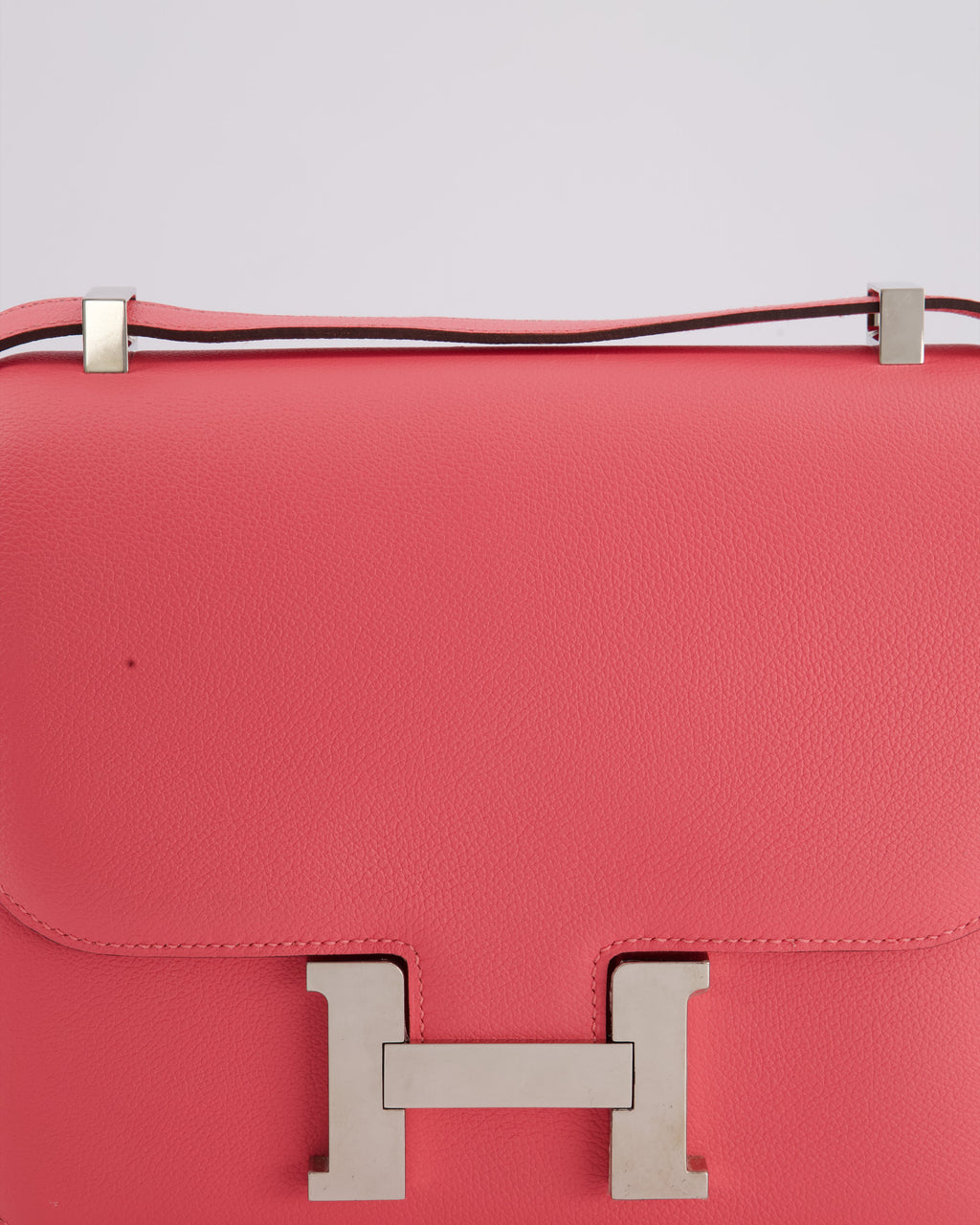 *HOT* Hermès Constance III 24 Bag in Rose Azalee Evercolour Leather with Palladium Hardware