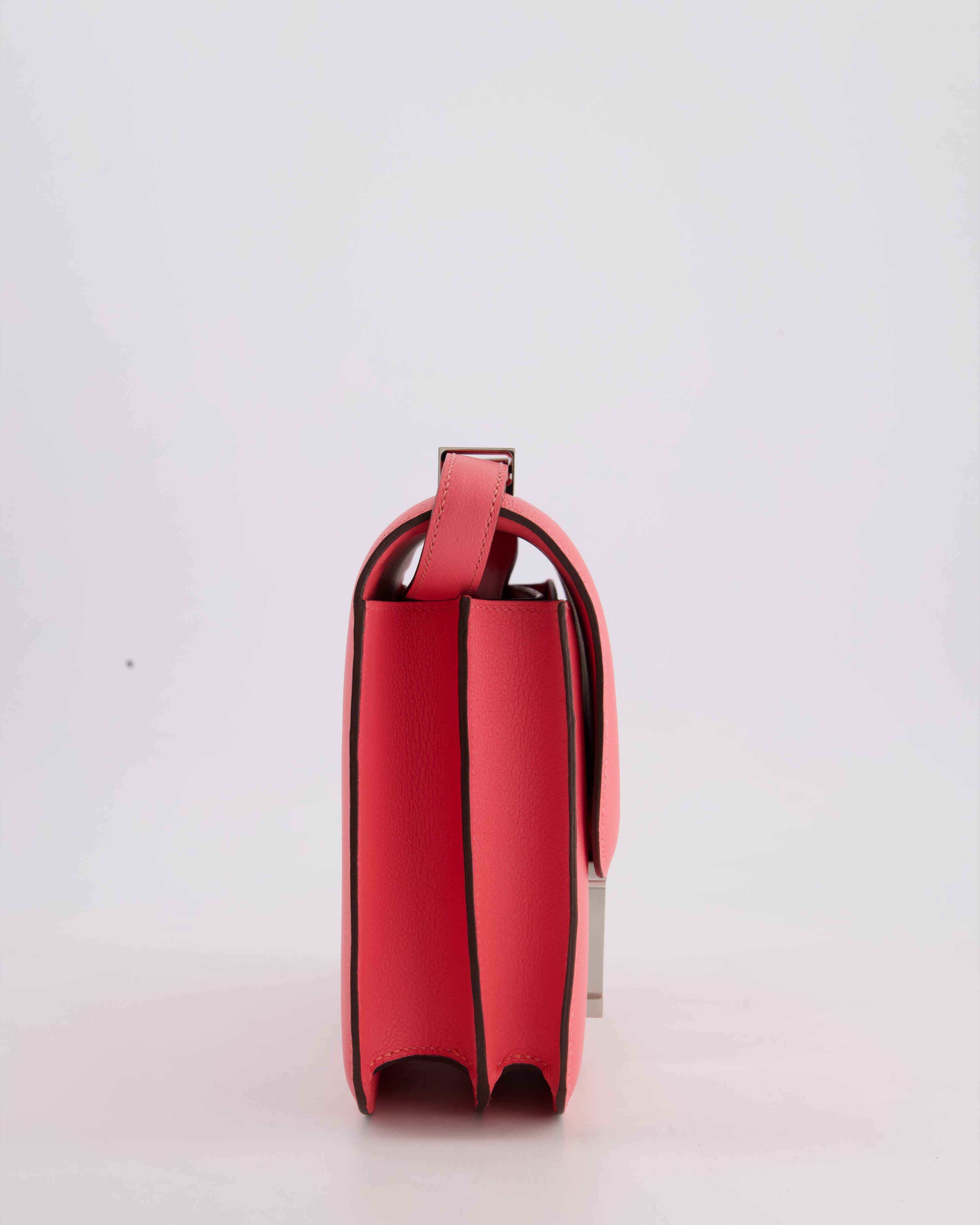 *HOT* Hermès Constance III 24 Bag in Rose Azalee Evercolour Leather with Palladium Hardware