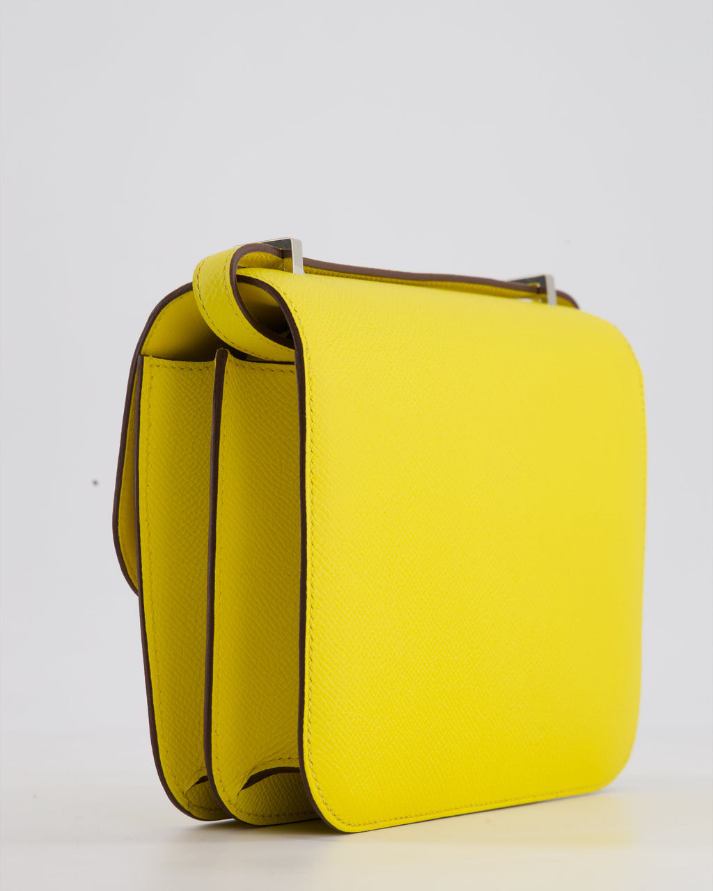 Hermès Constance III 18 Miroir Bag in Jaune De Naples Epsom Leather with Palladium Hardware