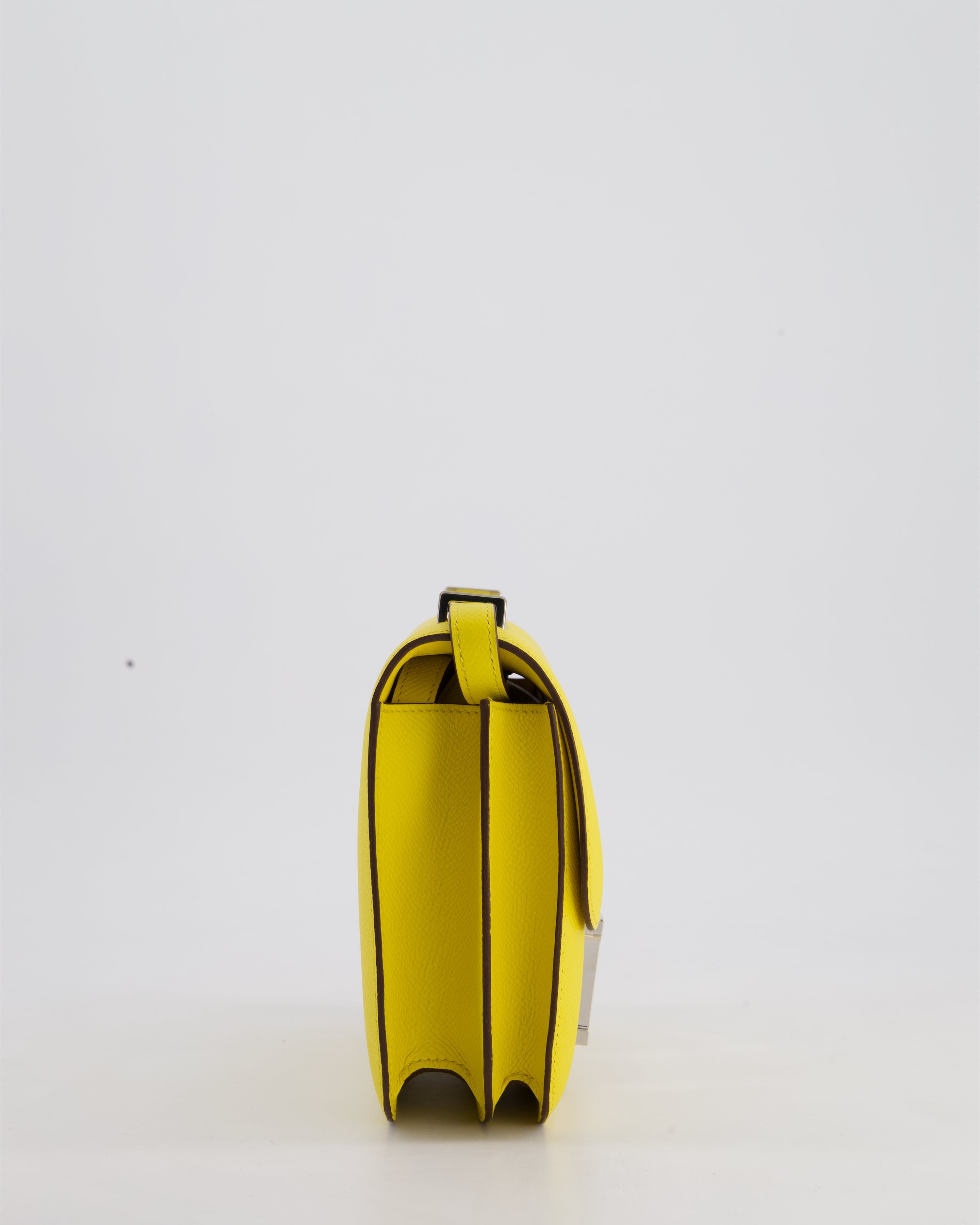 Hermès Constance III 18 Miroir Bag in Jaune De Naples Epsom Leather with Palladium Hardware