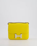 Hermès Constance III 18 Miroir Bag in Jaune De Naples Epsom Leather with Palladium Hardware