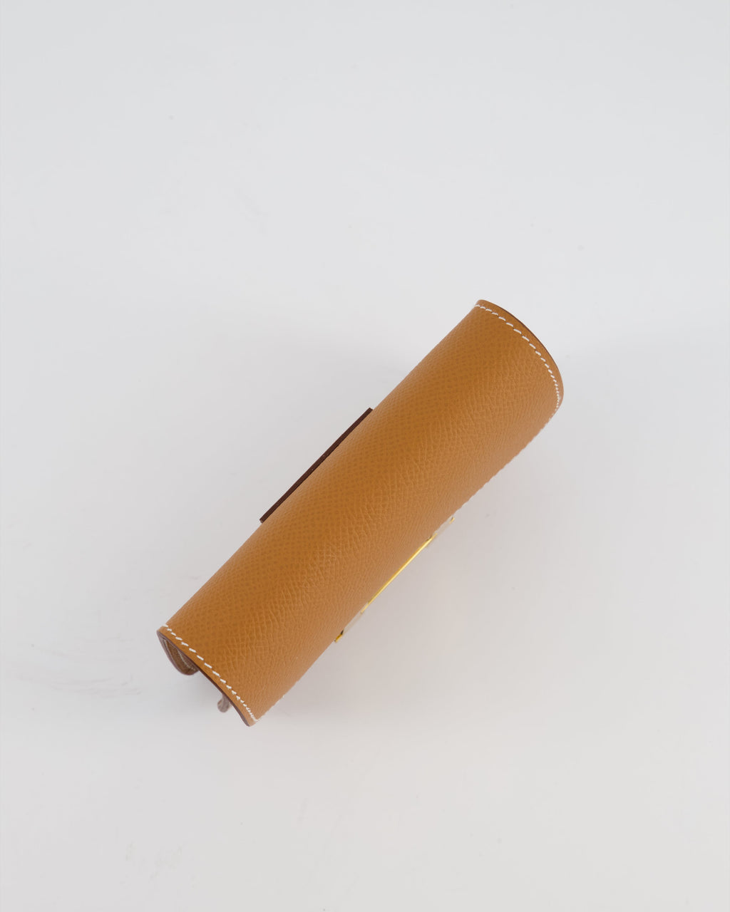 Hermès Constance Slim Belt Wallet Bag in Gold Epsom Leather with Pocket and Gold Hardware